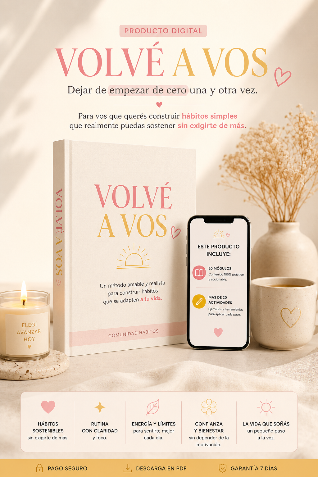 VOLVE A VOS + 5 BONOS DE REGALO